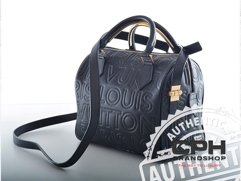 Louis Vuitton Speedy 25 "Black Cube"-53