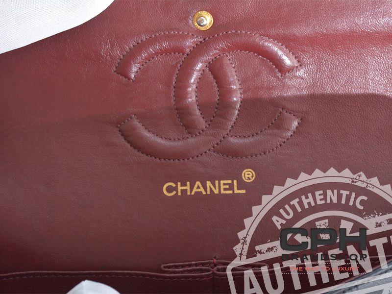 Chanel 2.55 i kalveskind med kasse-229