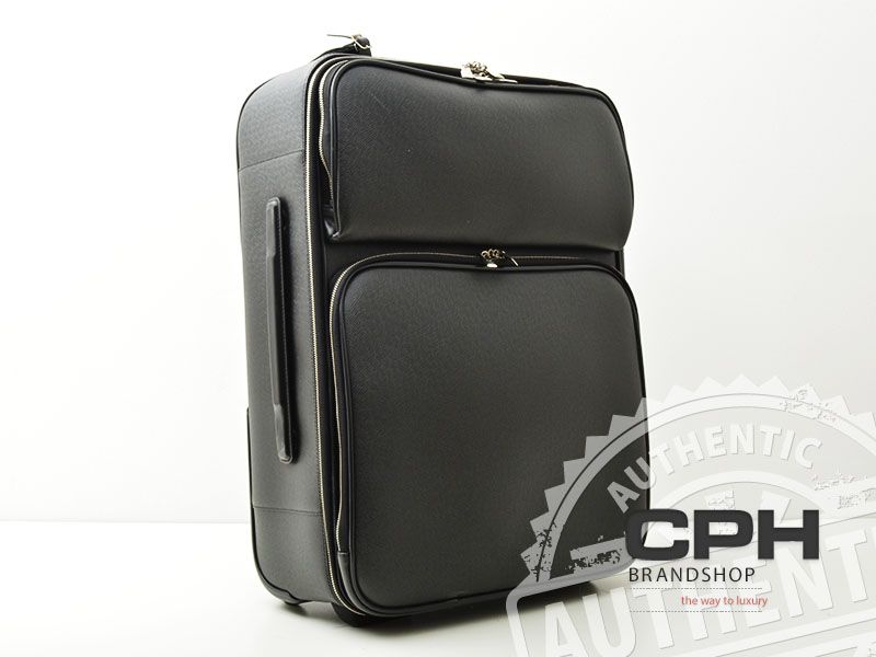 hjælpemotor Anerkendelse Minimer Louis Vuitton Ardoise Taiga Trolley 55 - Køb og sælg brugte designer tasker  hos CPH Brandshop