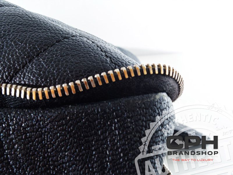 Chanel Black Logo Caviar Tote-4791