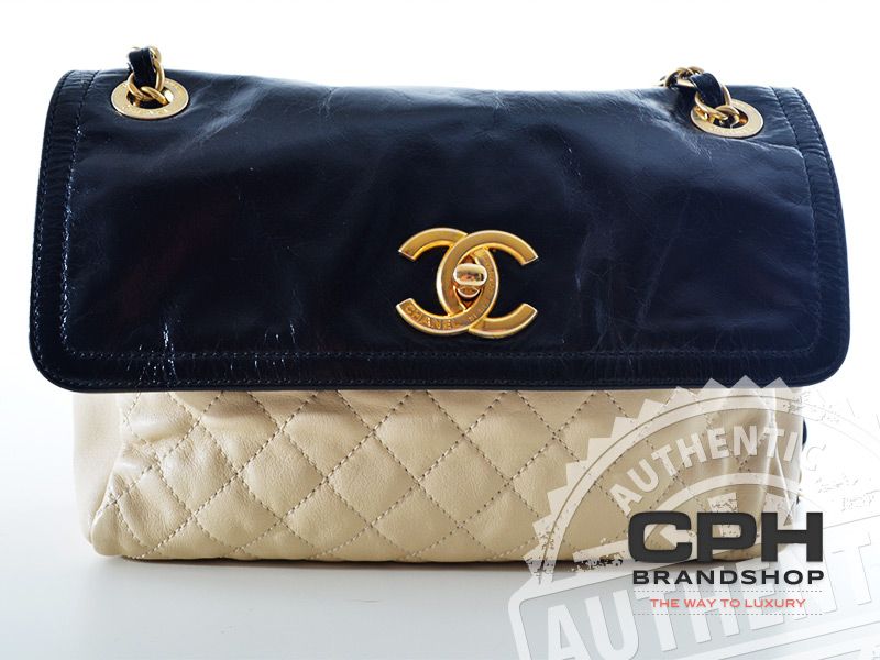 Chanel Contrast skulder taske-3572