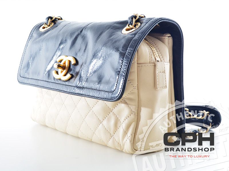 Chanel Contrast skulder taske-3570