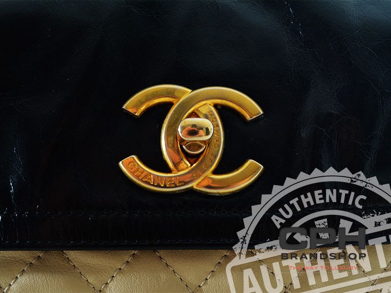 Chanel Contrast skulder taske-3575