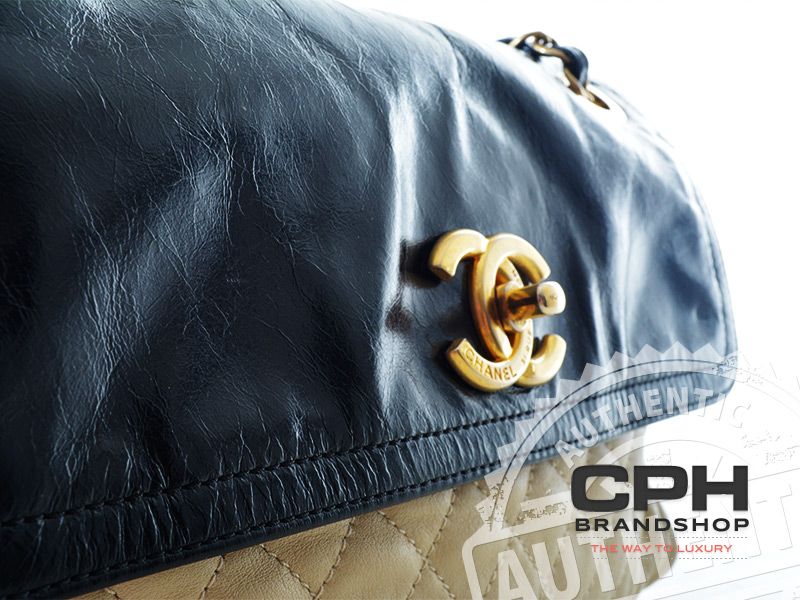 Chanel Contrast skulder taske-3578