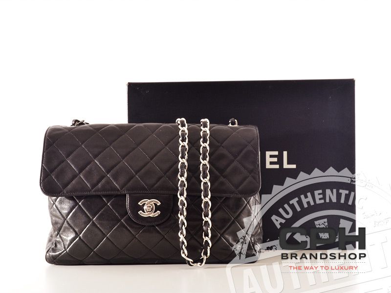Chanel Vintage Classic Jumbo Flap Bag-0