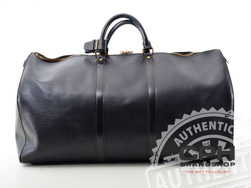 Profit Råd Stedord Louis Vuitton Keepall 55 sort EPI - Køb og sælg brugte designer tasker hos  CPH Brandshop
